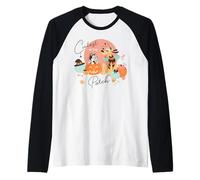 Disney Halloween Pluto and Figaro Cutest of the Patch Cute Camiseta Manga Raglan