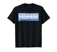 Disney Hannah Montana Disco Lights Billboard Logo Camiseta