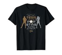 Disney Hannah Montana Teen by Day, Pop Star by Night - Camiseta Camiseta, Hombre, Negro, 5XL