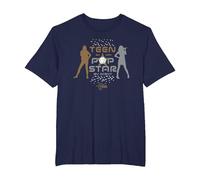 Disney Hannah Montana Teen by Day, Pop Star by Night - Camiseta Camiseta, Hombre tallas grandes, Azul Marino, 5X Alto
