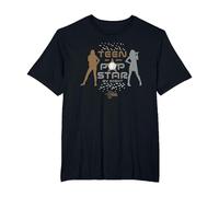 Disney Hannah Montana Teen by Day, Pop Star by Night - Camiseta Camiseta, Hombre tallas grandes, Negro, 6X Alto