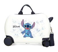 Disney Happy Stitch Equipaje- Equipaje para niños, Unisex niños, Blanco