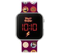 Accutime Harry Potter Reloj LED Digital para niños con Correa de Silicona roja HP4155