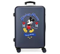 Disney Have a good day Mickey Maleta mediana Azul 48x68x26 cms Rígida ABS Cierre combinación 70L 3,7Kgs 4 Ruedas dobles