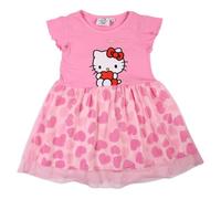 Disney HELLO KITTY, Conjunto de 2 piezas, Vestido + Falda, Niños, (2 a 8 años), Unisex, Niña, Suave, Lindo, Cálido, Camiseta, Sweat, Dress, Shirt, Short, Skirt,HK36-1086 S1-4A