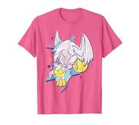 Disney Hercules 90's Art Graphic - Camiseta Camiseta, Hombre, Rosa jaspeado, XL