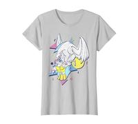 Disney Hercules 90's Art Graphic - Camiseta Camiseta, Mujer, Plata, 3XL