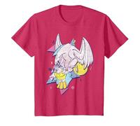 Disney Hercules 90's Art Graphic - Camiseta Camiseta, Niños, Rojo Jaspeado, 10 años