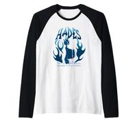 Disney Hercules Hades Everybody's Got A Weakness Blue Fire Camiseta Manga Raglan