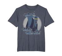 Disney Hercules Hades Whoa Is My Hair Out Fleece Camiseta, Hombre tallas grandes, Azul Jaspeado, 5X Alto