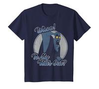 Disney Hercules Hades Whoa Is My Hair Out Fleece Camiseta, Niños, Azul Marino, 8 años