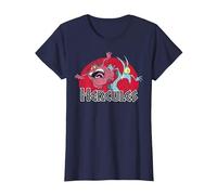 Disney Hercules Pain Panic Distressed Camiseta, Mujer, Azul Marino, XXL