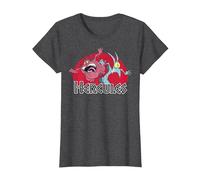 Disney Hercules Pain Panic Distressed Camiseta, Mujer, Jaspeado Oscuro, L