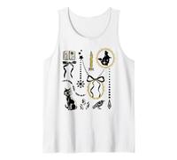 Disney Hocus Pocus Binx & Bows Coquette Collage Halloween Camiseta sin Mangas