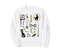 Disney Hocus Pocus Binx & Bows Coquette Collage Halloween Sudadera