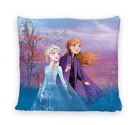 Disney Home Frozen - Cojín Decorativo con Relleno y Cremallera - 40 x 40 cm - Cojín con Relleno, Gran cojín Decorativo para sofá, salón, Dormitorio - Suave cojín