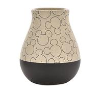 Disney Home Jarrón con diseño de Mickey Mouse con diseño de motas naturales