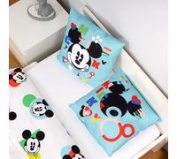 Disney Home Mickey Mouse - Cojín Decorativo con Relleno y Cremallera, 40 x 40 cm, cojín Decorativo para sofá, salón y Dormitorio