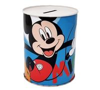 Disney Hucha Mickey Mouse de metal no se puede abrir, 11 x 8 cm