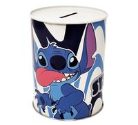 Disney Hucha Stitch de metal, no se puede abrir, 11 x 8 cm