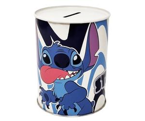 Disney Hucha Stitch de metal, no se puede abrir, 11 x 8 cm
