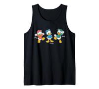 Disney Huey Dewey & Louie Retro Character Pose Trip Matching Camiseta sin Mangas