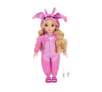 Disney ILY 4EVER Angel 45 cm - Muñeca de 18" con Cabello Rubio - Incluye Pijama Rosa Inspirado en Angel, Chanclas Rosas y Cepillo de Dientes para pijamada para niñas de 6 años en adelante