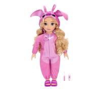 Disney ILY 4EVER Angel 45 cm - Muñeca de 18" con Cabello Rubio - Incluye Pijama Rosa Inspirado en Angel, Chanclas Rosas y Cepillo de Dientes para pijamada para niñas de 6 años en adelante