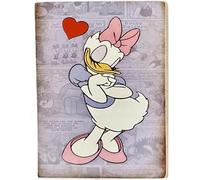 Disney Imán (imán) Daisy Duck para frigorífico dormitorio de colección, impresión sobre madera, 10 x 6 cm