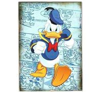 Disney Imán (imán) Donald Duck Donald Duck para nevera dormitorio de colección, impresión sobre madera, 10 x 6 cm