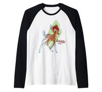 Disney Ink and Paint Bambi 1942 Camiseta Manga Raglan