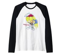 Disney Ink and Paint Jiminy Cricket from Pinocchio 1940 Camiseta Manga Raglan