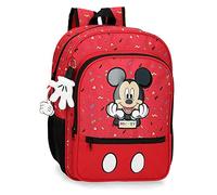 Disney, It´s a Mickey Thing Mochila Escolar Rojo 30x38x12 cms Poliéster 13,68 L