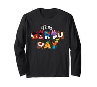 Disney It's My Birthday Mickey Mouse and Friends Letters Manga Larga