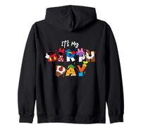 Disney It's My Birthday Mickey Mouse and Friends Letters Sudadera con Capucha