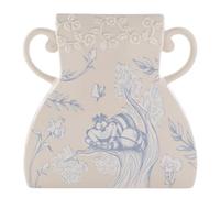 Disney - Jarrón grande de cerámica blanca de Alicia en el país de las maravillas, diseño de gato de Cheshire y rosas, decoración y artículos para el hogar para los amantes del cine, dormitorio,