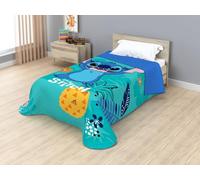 Disney Jay Franco Colcha Bouti Termosellada Stitch Pineapple, 170 x 250 cm, Microfibra, Relleno 100gsm JE12760ET