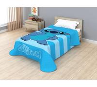 Disney Jay Franco Colcha Bouti Termosellada Stitch Standing Wide Stripe, 170 x 250 cm, Microfibra, Relleno 100gsm JE12761ET
