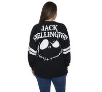 Disney Jersey de Manga Larga de Mickey Minnie Mouse de Gran tamaño para Mujer, Negro -, XXL