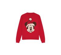 Disney Jersey de Mickey Mouse Cara de Papá Noel para Adultos Unisex (TV3684)