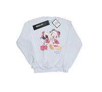 Disney - Jersey de Mickey Mouse y Minnie Mouse Beso de Navidad para Mujer