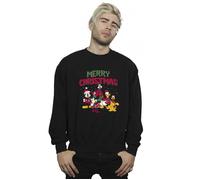 Disney - Jersey Merrys de Mickey Mouse Caracteres navideños para Hombre