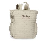 Joumma Disney Duna Mickey Mochila de Paseo Beige 32x35x13 cm Poliéster 14,6L