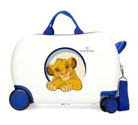 Disney Joumma Hakuna Matata Maleta Infantil Blanco 45x31x20 cms Rígida ABS 24,6L 2 kgs 4 Ruedas Equipaje Mano