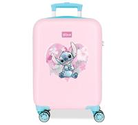 Joumma Disney Heart Stitch Maleta de Cabina Rosa 33x50x20 cms Rígido 2 kgs Cierre de combinación Lateral ABS 2 kgs 33L Equipaje de Mano