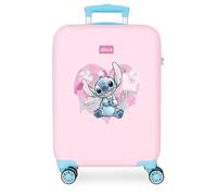 Joumma Disney Heart Stitch Maleta de Cabina Rosa 38x55x20 cms Rígido 2 kgs Cierre de combinación Lateral ABS 2 kgs 35L Equipaje de Mano