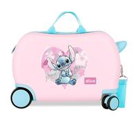 Joumma Disney Heart Stitch Maleta Infantil Rosa 45x31x20 cms Rígido 1,8 kgs Cierre de combinación Lateral ABS 1,8 kgs 27,9L Equipaje de Mano