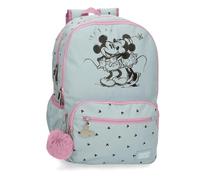 Disney Joumma Kisses M&M Mochila Escolar Adaptable a Carro Azul 32x44x17 cms Poliéster 24,68L