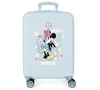Disney Joumma Minnie Happy Maleta de cabina Azul 38x55x20 cms Rígido 2 kgs Cierre de combinación lateral ABS 2 kgs 35L Equipaje de mano