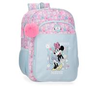 Disney Joumma Minnie Happy Mochila Escolar Azul 30x40x13 cms Poliéster 15,6L